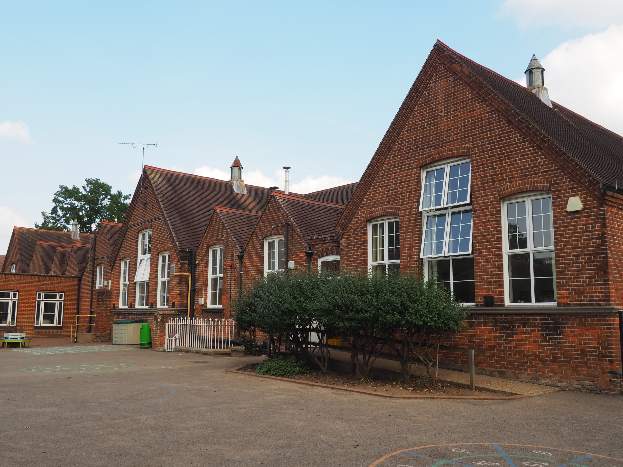 An external shot of the Leigh Academy Marden building, taken from the playground area.
